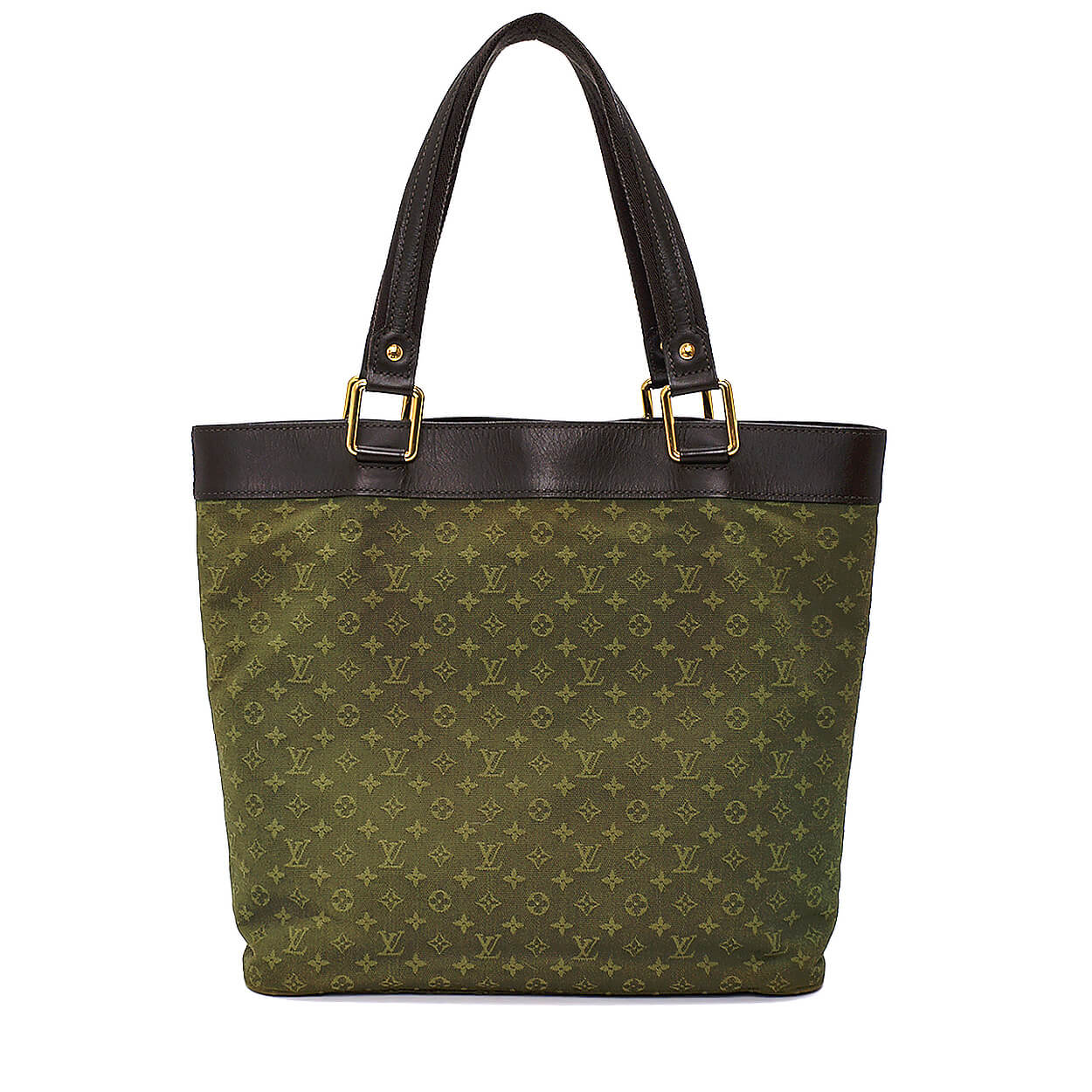 Louis Vuitton - Green Monogram Mini Lin Lucille GM Tote Bag